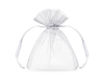 Picture of ORGANZA POUCHES WHITE 10CM